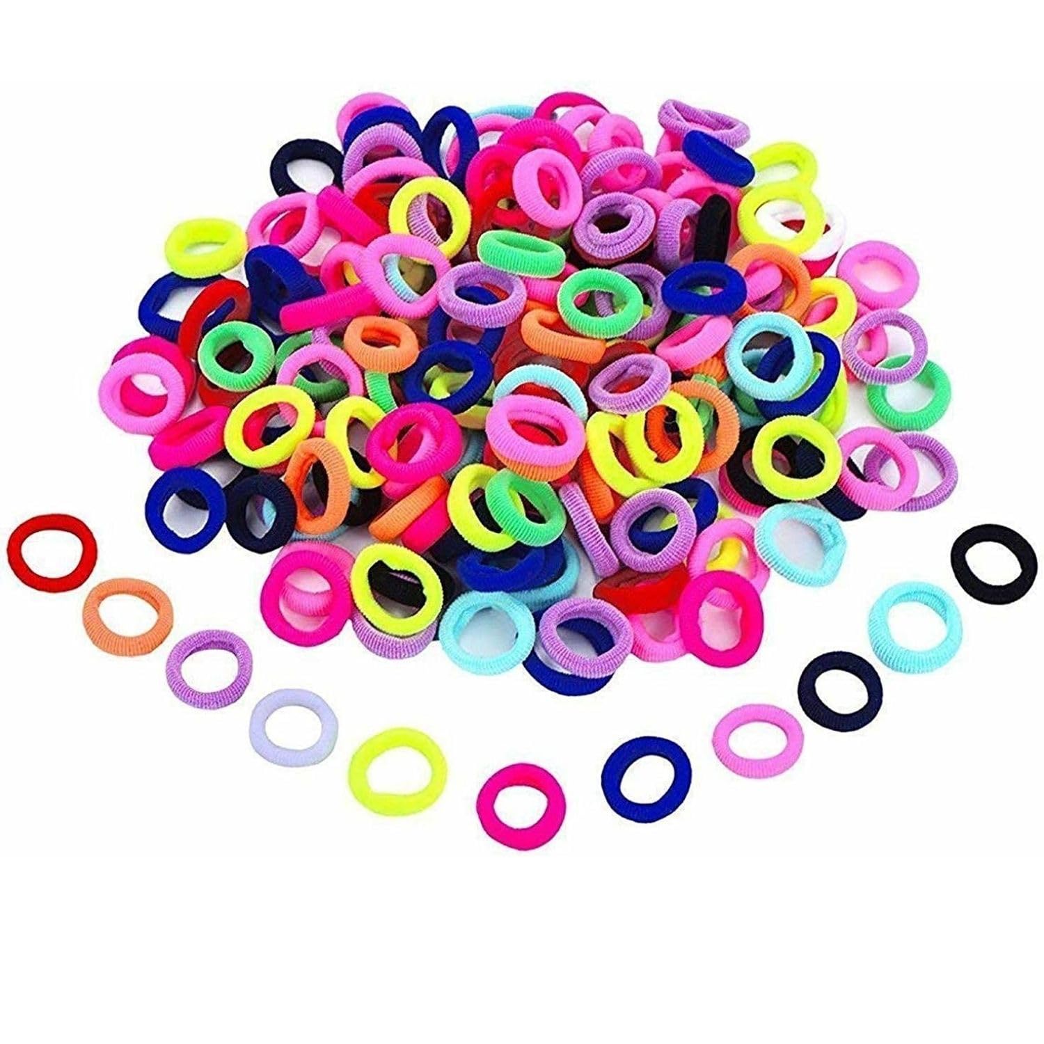 Trends ShopperZ - Set of 25 Small Mini Rubber Bands Hair Ties for Girls, Elastic Soft Rubber Hair Bands for Baby Girls, Cotton Stretchable Ponytail Holder Hair Ties for Kid Girls (B0CYY4MJHK) Amazon Price History, Amazon Price Tracker