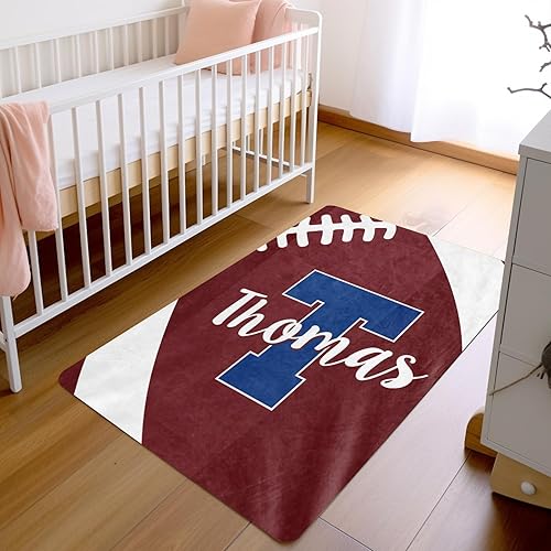 Duckbe Alfombra de juego personalizada para bebé, alfombra de gateo personalizada, decoración de dormitorio, alfombra de área de piso, alfombras