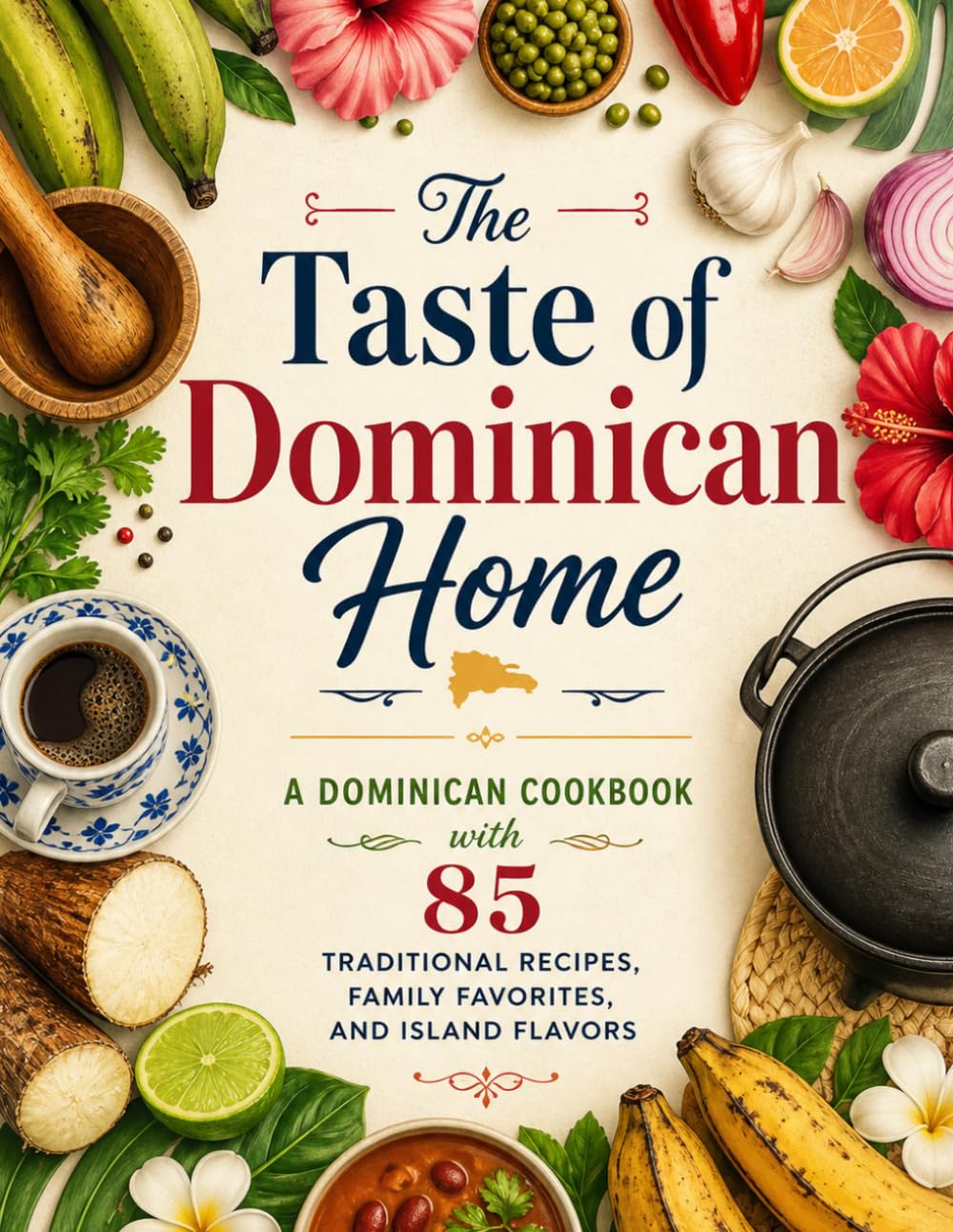 The Taste of Dominican Home: A Dominican Cookbook with 85 Traditional Recipes, Family Favorites, and Island Flavors (A collection of books inspired by ... legacy of the first Caribbean people.)