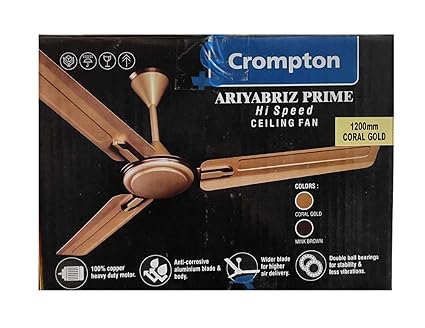 K.R ELECTRICAL AND HARDWARES CEILING FAN COLOR GOLDEN COLOR