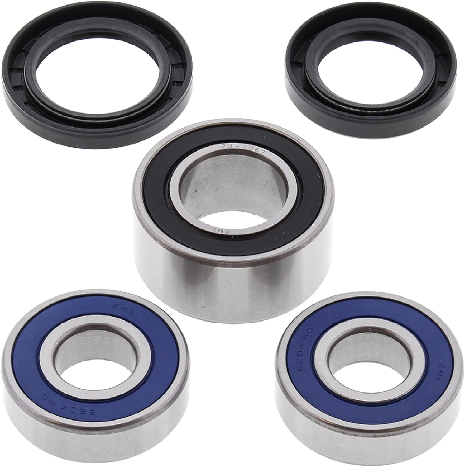 All Balls Racing Wheel Bearing Kit 25-1658 Compatible with/Replacement for Honda CBR600F4 2001-2006