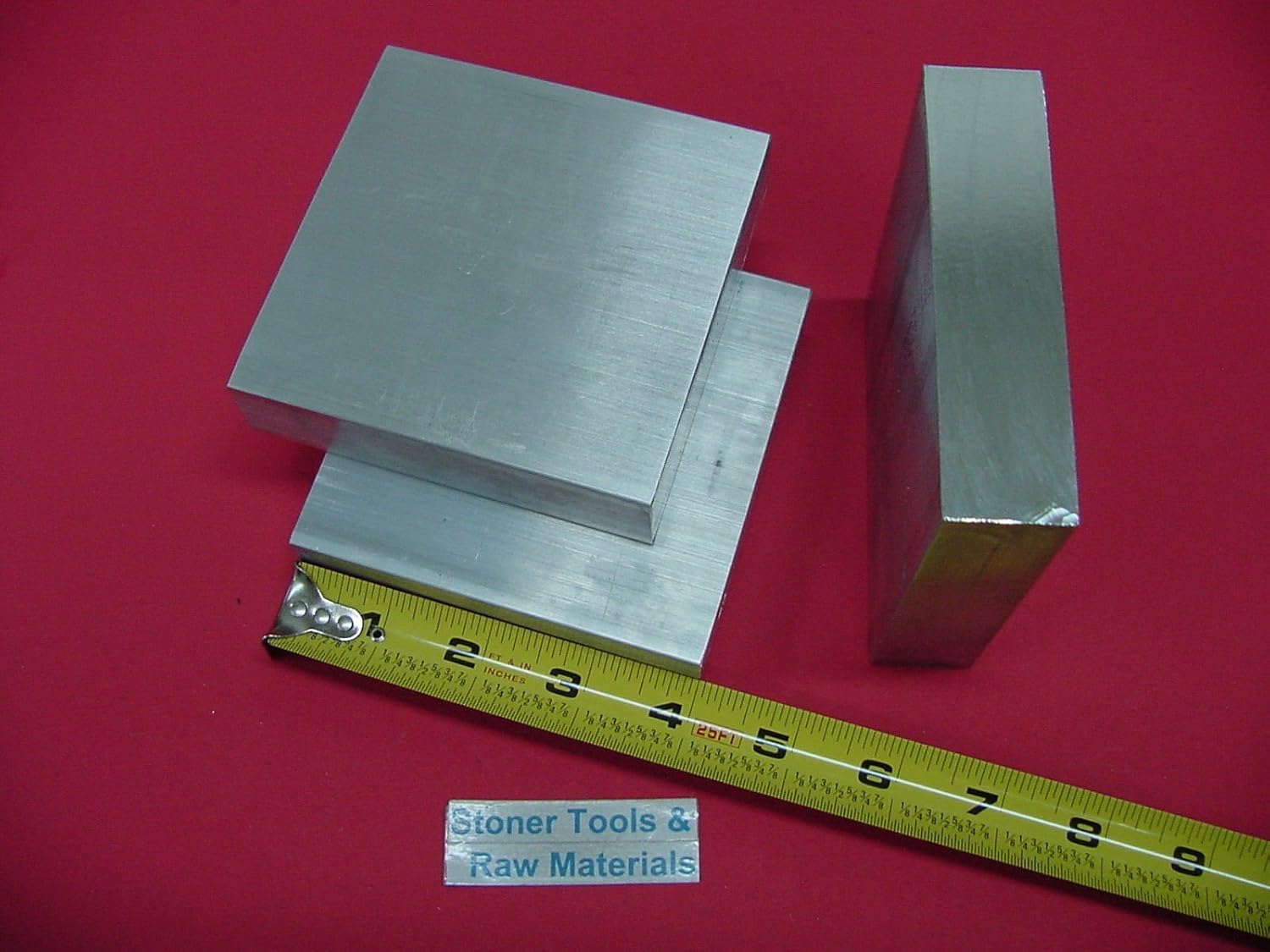 3 Pieces 1" X 4" Aluminum 6061 Flat BAR 4" Long Solid Plate Mill Stock 1.000"
