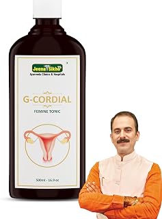 Jeena Sikho G-Cordial/Uterus Syrup | Herbal Supplement For Female Health | Naturally Blended With Ashok Chaal, Pathani Lodh, And Majuphal | Ayurvedic Remedy For Female Health And Wellness, 500ml