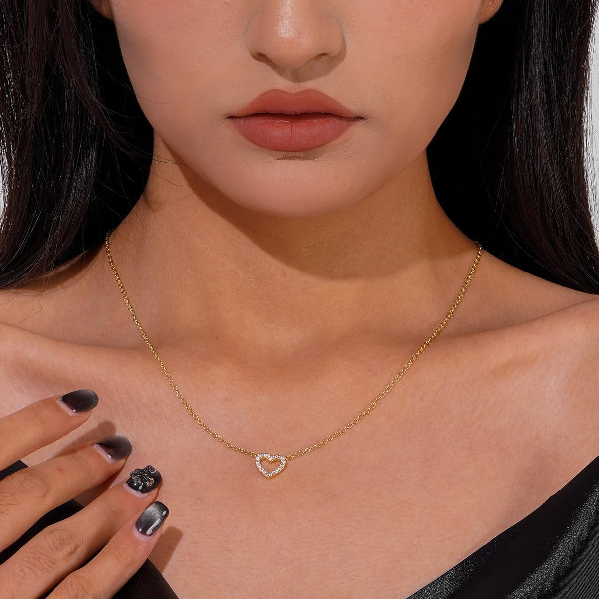 Layered Necklaces for Women | 14K Gold Plated Stackable Choker Necklace Set - Dainty Jewelry Gift