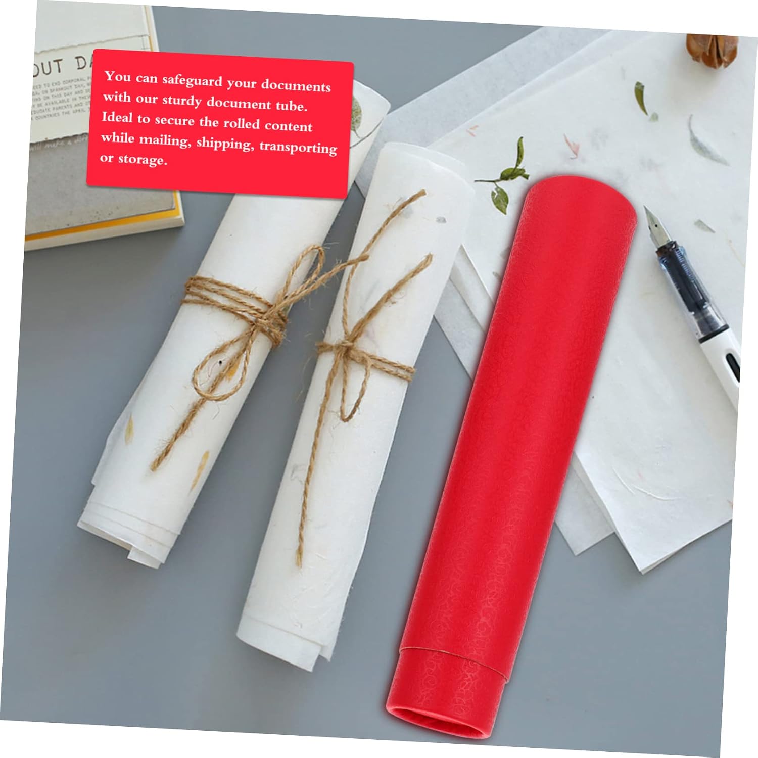 SEWOART Art Tube Storage Box Drawings Blueprint Document Case Telescopic Mailer Tube for Paper