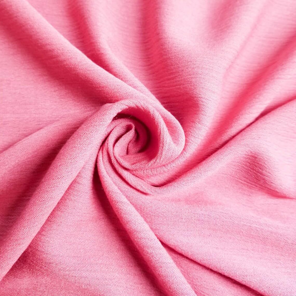 Pink B Rayon Crepon Fabric by The Yard