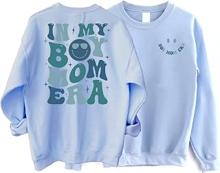 In My Boy Mom Era 2 Sided Sweatshirt, Retro Boy Mama Sweater, Mom Of Boys New Boy Mama Crewneck