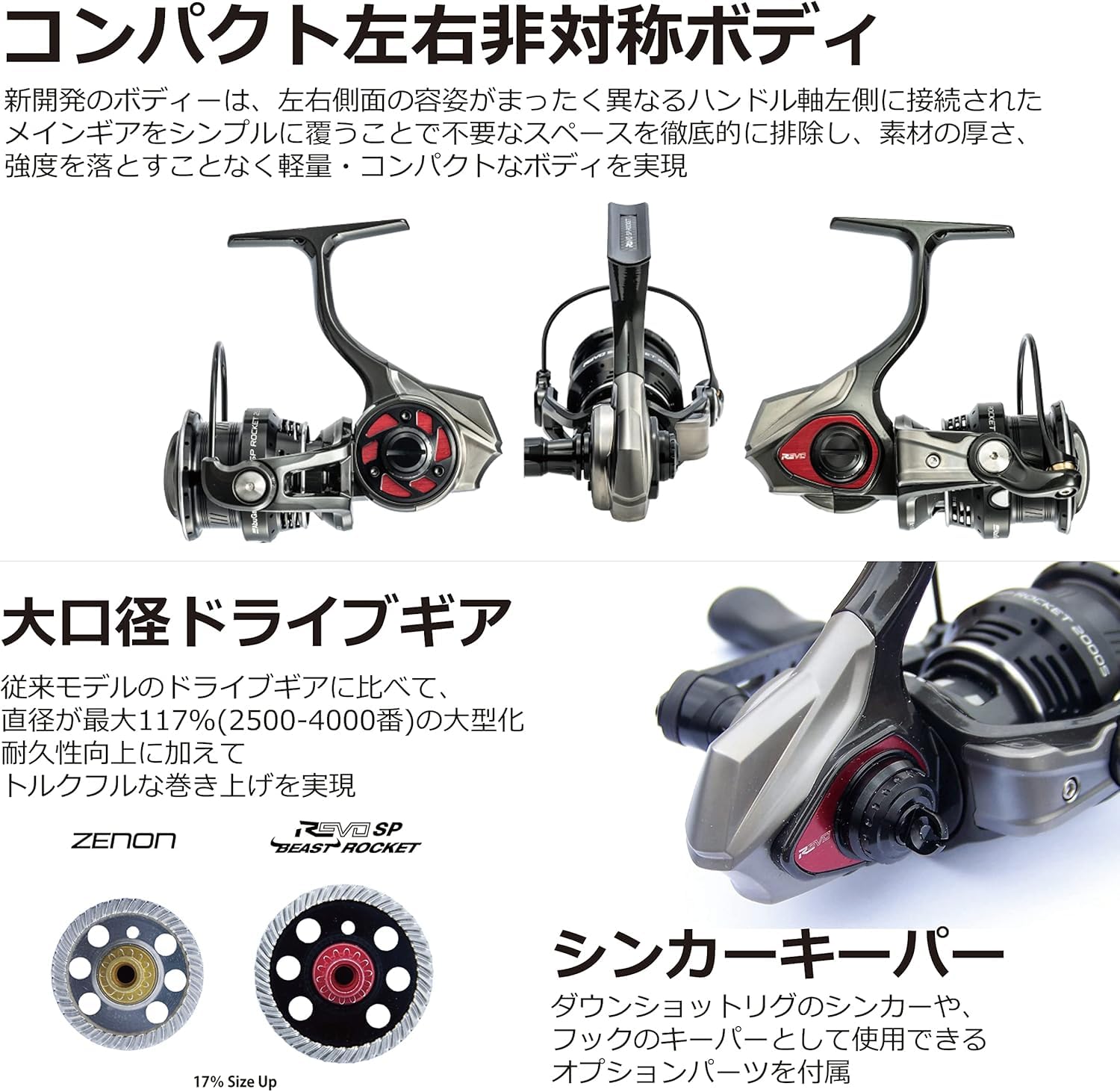 Amazon | AbuGarcia (アブガルシア) Revo SP Rocket 3000S レボSP