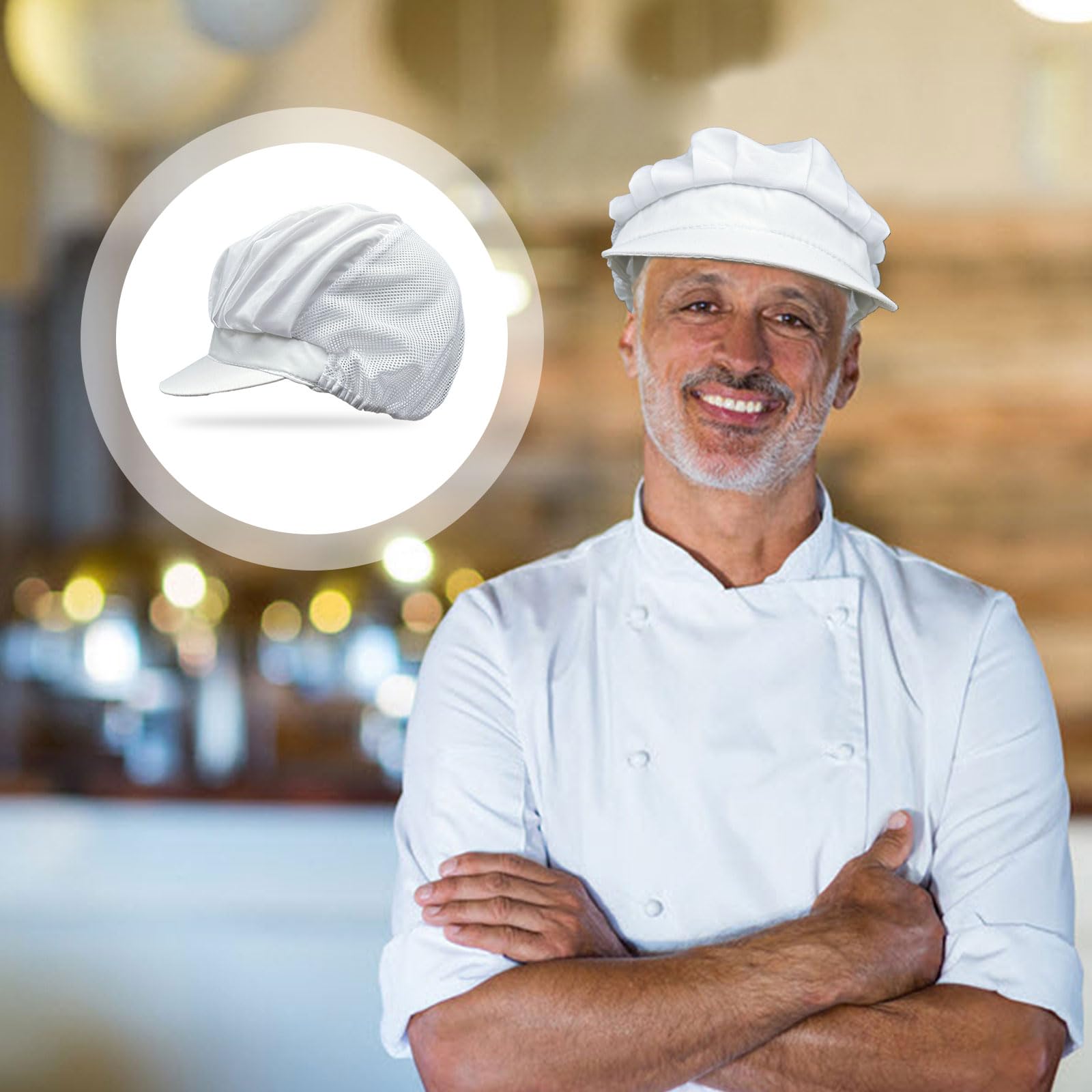 Cappello da Cuoco 4 Pezzi