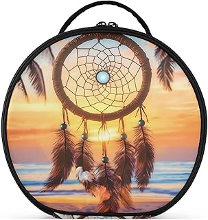 senya Round Cosmetic Pouch Travel Makeup Trai...