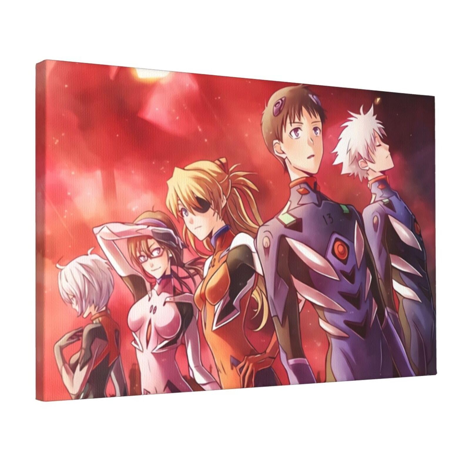 エヴァンゲリオン アートポスター 木製フレーム付き Amazon.co.jp: アートパネル 新世紀エヴァンゲリオン ポスター