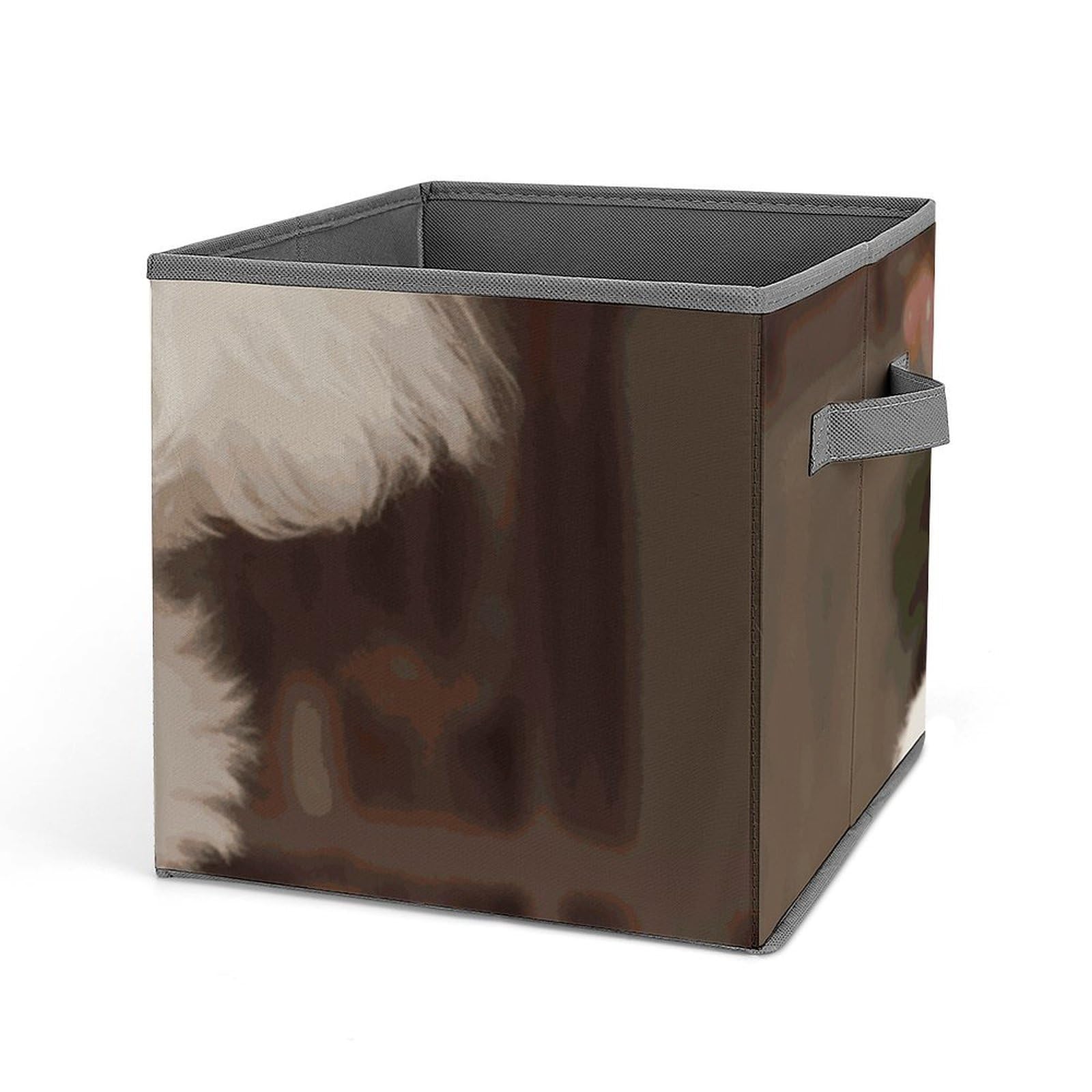 Cube de rangement pliable caniche pour désencombrer étagères et armoires