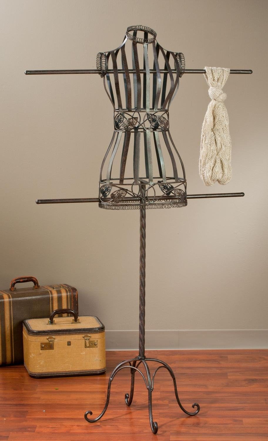 60" H Metal Body Form Floor Standing Display with Removable Arms