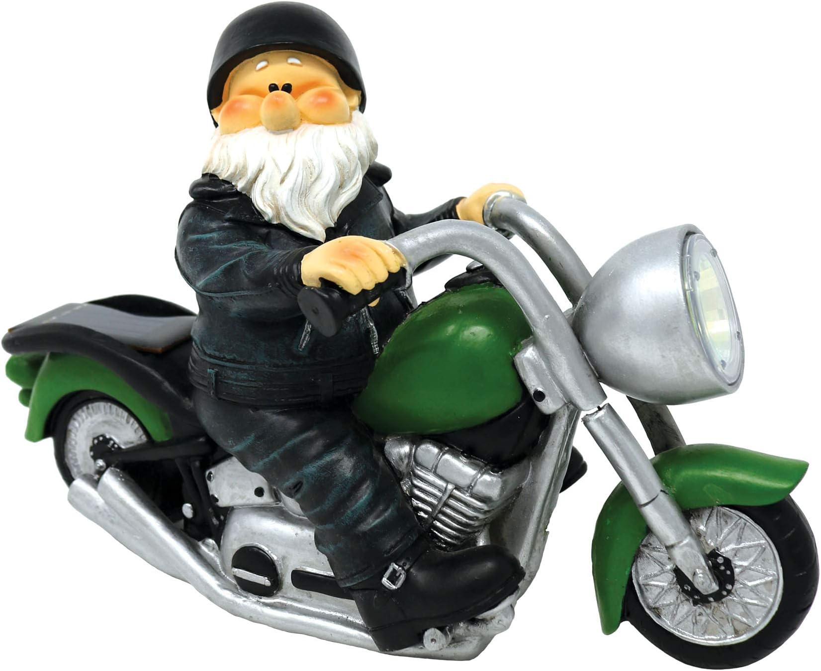Woodland Wilf Born To Be Wild Garden Gnome with Solar Light (B9446)
