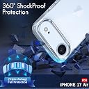 TheGiftKart Ultra-Hybrid Crystal Clear Back Case Cover for iPhone 17 Air | Shockproof Design | Hard Back Cover Case for iPhone 17 Air (PC & TPU, Transparent) gallery image