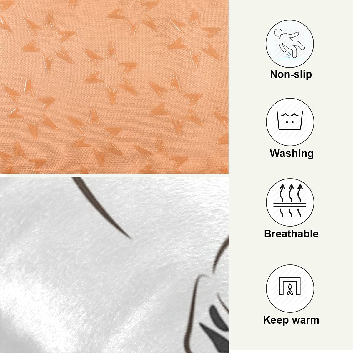 review Dalmatian Dog Dots Face Head Bone Seamless on White Dog Cat Bed Mat Soft Crate Pad Mattress Cushion for Small Medium Pets, Anti Slip Sleeping Kennel Mat Washable & Dry 24x18 inch