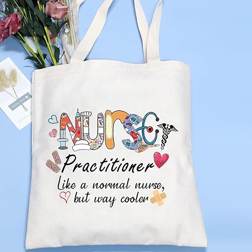 Miniatura 2 de Enfermera practicante bolsa de asas NP Enfermera Regalos para la nueva enfermera practicante como una enfermera normal, pero mucho más fresco