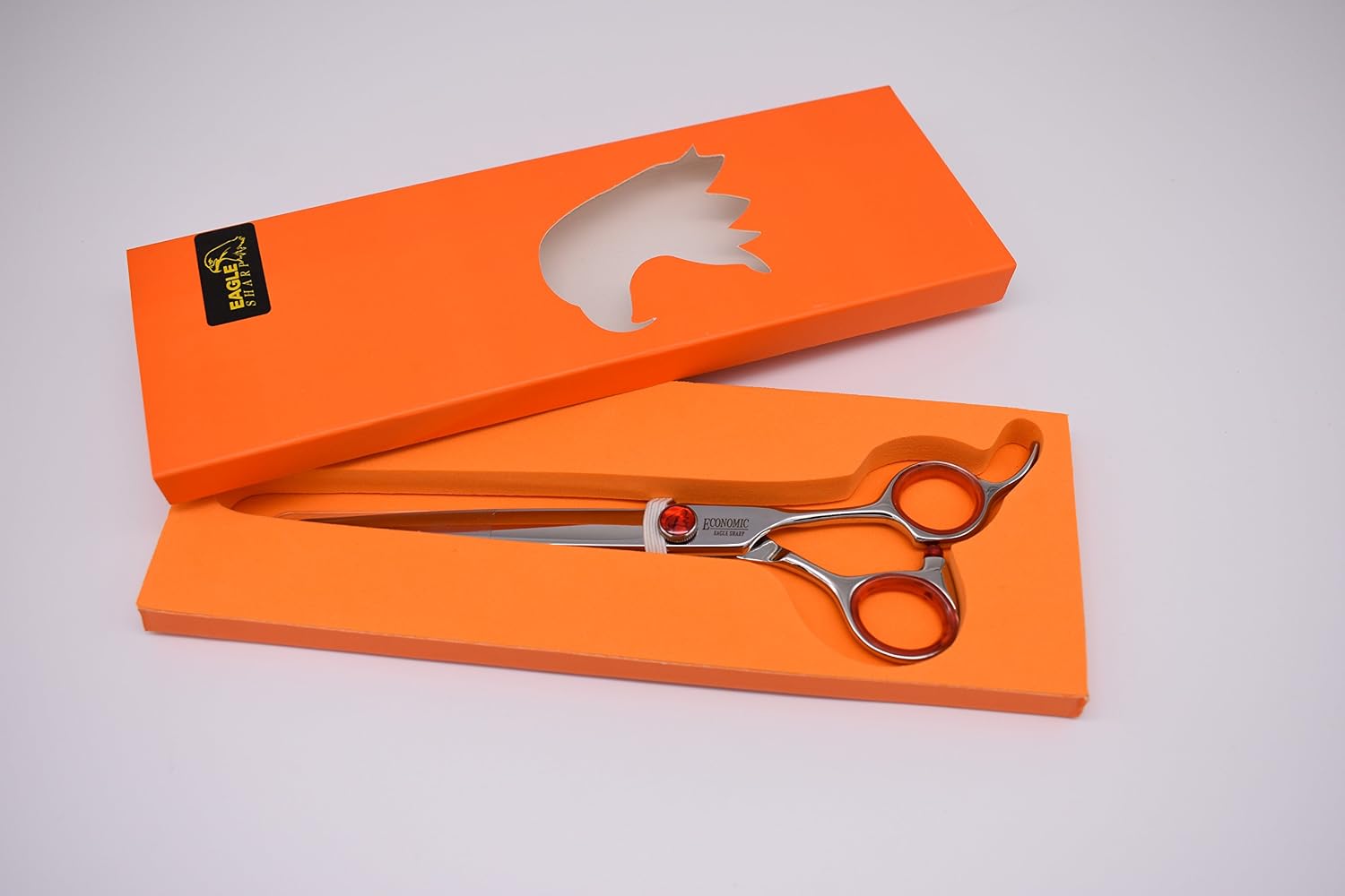 6.5 “Professional Hair Cutting Scissors/Shears Professional Barber Scissors Classic Straight Shears Long Blade 440C Stainless Steel Japanese Process (6.5" Straight)