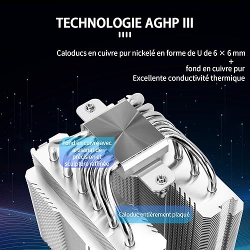 Thermalright Peerless Assassin 120 SE ARGB CPU Air Cooler, 6 Heatpipes CPU Cooler, Dual 120mm TL-C12C-S PWM Fan, Aluminium Heatsink Cover, AGHP, for AMD AM4 AM5/Intel 1700/1150/1151/1200 - 4
