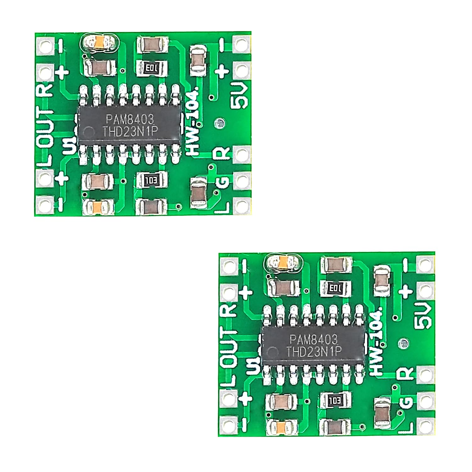 UNIVERSAL HUB 2PCS PAM8403 Mini Amplifier Board - 5V Input, 2x3W Output, Compact Class D Audio Amplifier for DIY Projects-image-15