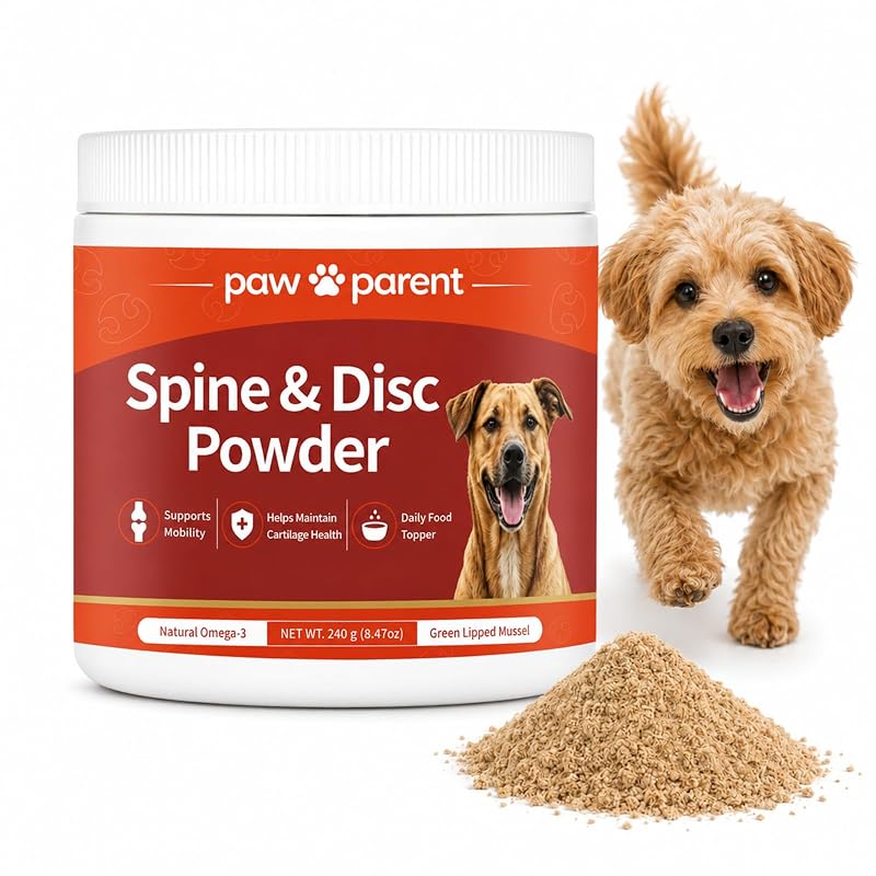 Suplemento em pó de mexilhão de lábios verdes para cães Paw Parent, sabor frango, 150 g