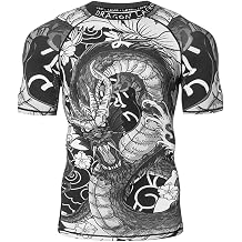 LAFROI Mens Long Sleeve UPF 50+ Baselayer Performance Compression Shirt Rash Guard-CLY08D