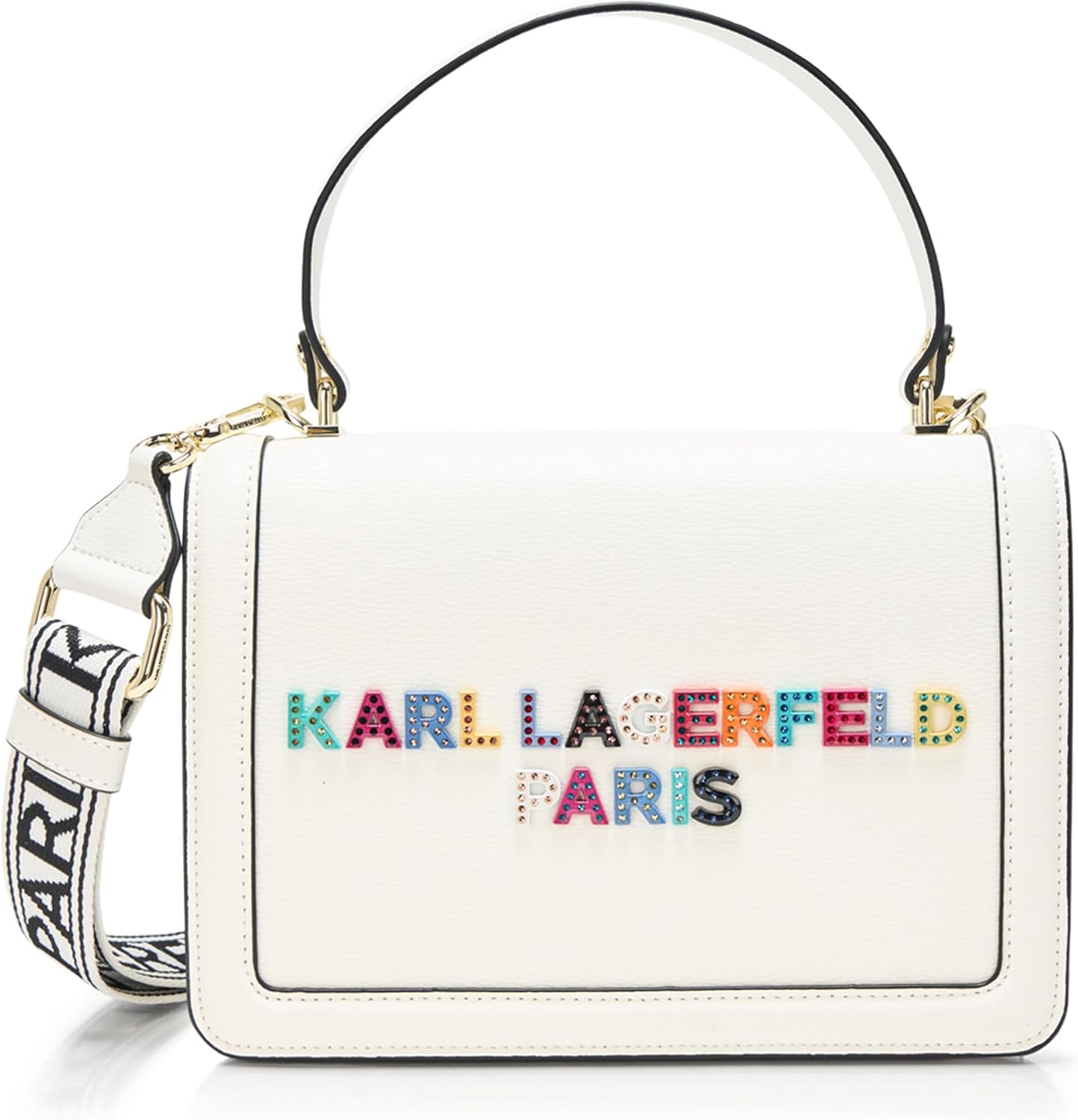 KARL LAGERFELD womens Simone Logo Satchel Crossbdoy