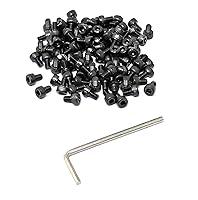 Vista 11 de iexcell Juego de 50 tornillos M4 x 20/25/30/35/40 de acero de aleación de grado 12.9, acabado de óxido negro