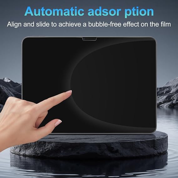 2-Pack, Screen Protector for iPad Air 11 inch M4/ M3/ M2 (Release 2026/2025/ 2024) Bubble Free Tempered Glass Film | iPad Air 11 inch 2026/ 2025/ 2024 Tempered Glass Film Easy Installation Bubble Free 9H Hardness