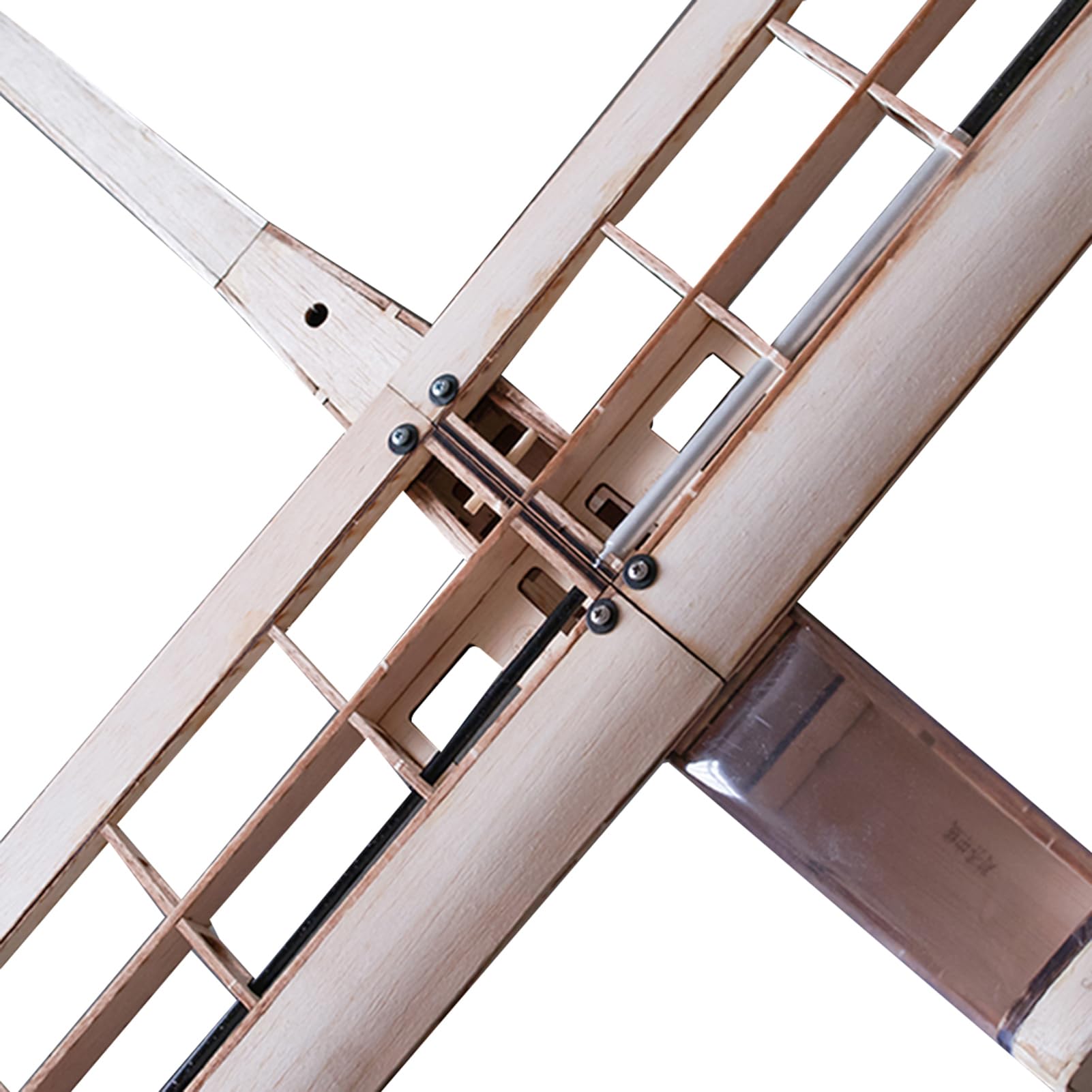 Domary Balsaholz-Flugzeug, RC-Flugzeug, Segelflugzeug, Starrflügel-Modellflugzeug, 1550 Mm Spannweite, Leicht zu Steuernde Holzstruktur, Kit mit Zubehörpaket für Neue Spieler