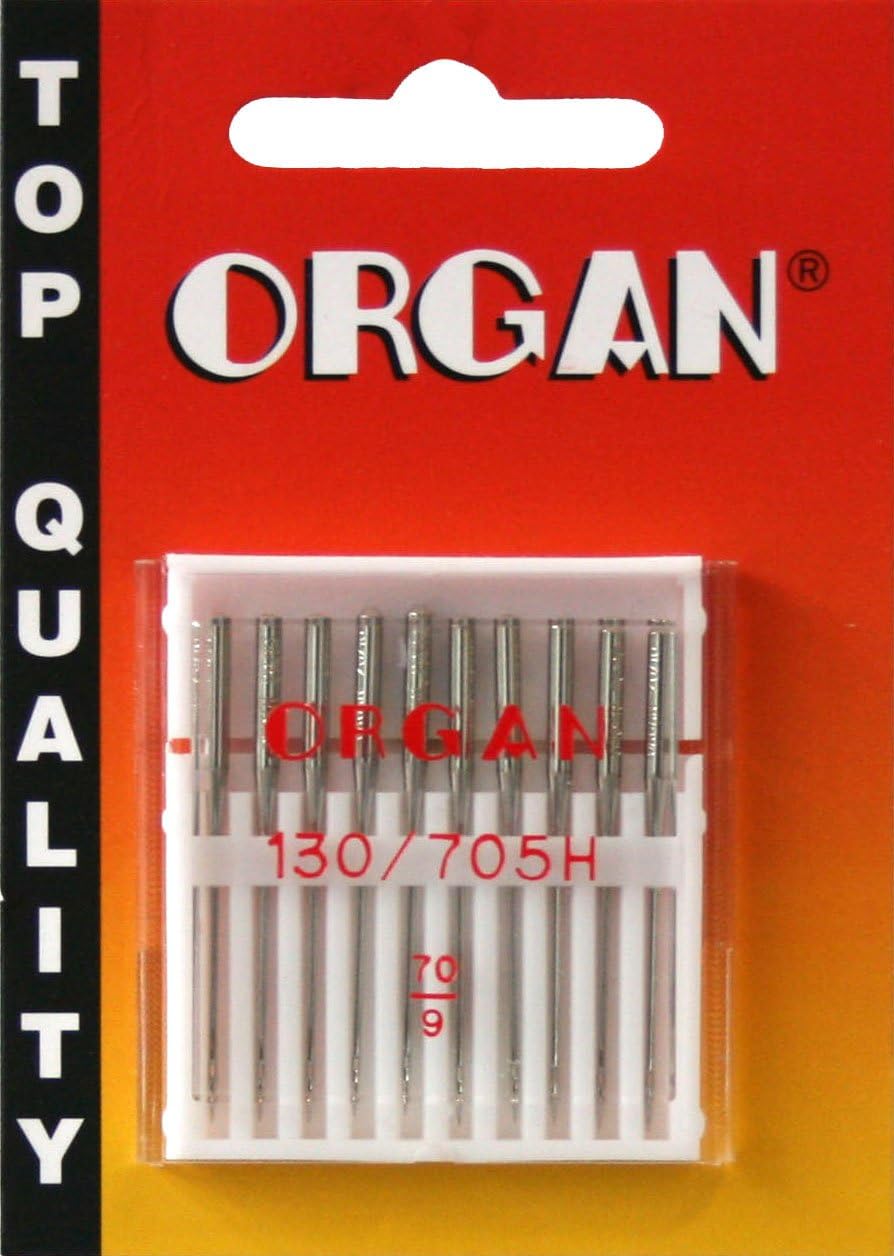 ORGAN Sewing Machine needles UNIVERSAL 130/705 H, NM 70/9, 10 pieces Arts, Crafts