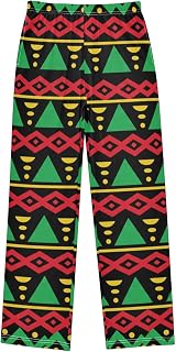 linqin Geometric Tribal Pattern Pajama Pants Lounge Pants Sleep Pajama Bottom