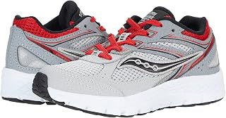 unisex child Cohesion 14 Ltt Sneaker, Grey/Red, 11 Wide Big Kid US