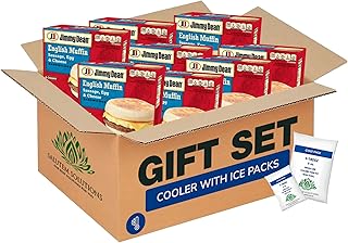 Salutem Vita – Sausage Egg Cheese English Muffin Sandwich Breakfast Gift Set – Pack of 8