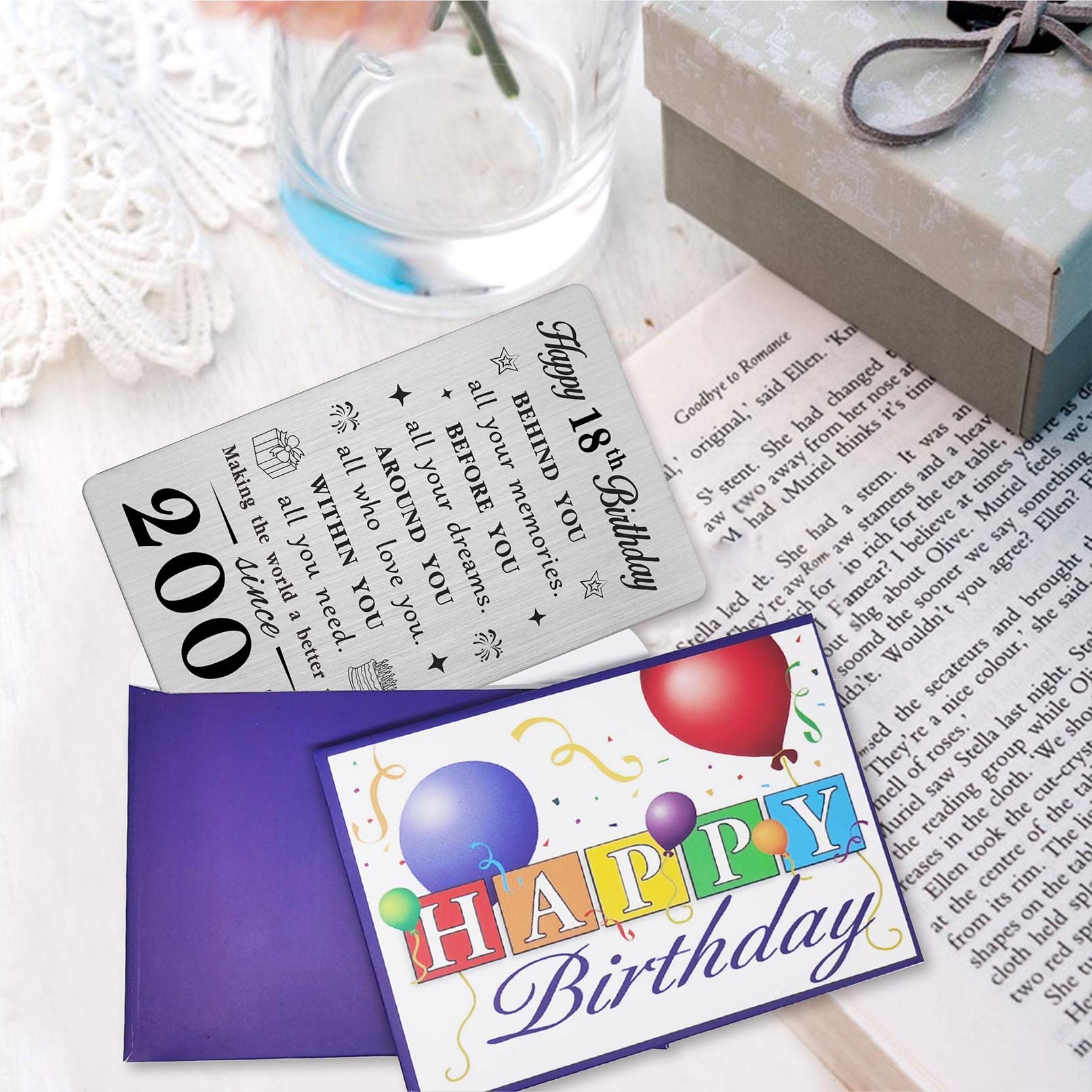 Amazon | Gezxin スイート18歳の誕生日カード 女の子/男の子向け