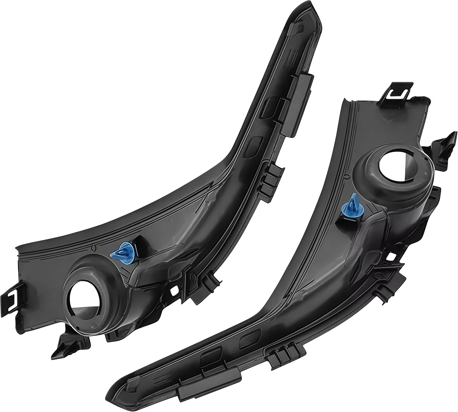Front Windshield Wiper Cowl Corner Trim Panel Left & Right Side Compatible with 2012–2015 Honda Civic 9th Replaces 74220-TR0-A00 74210-TR0-A00 Windshield Wiper Motor Side Cover