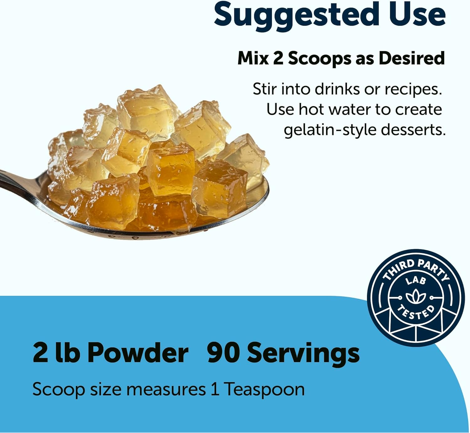 Beef latin Powder, 2lb | Premium Source from Grass-Fed & Pasture Raised