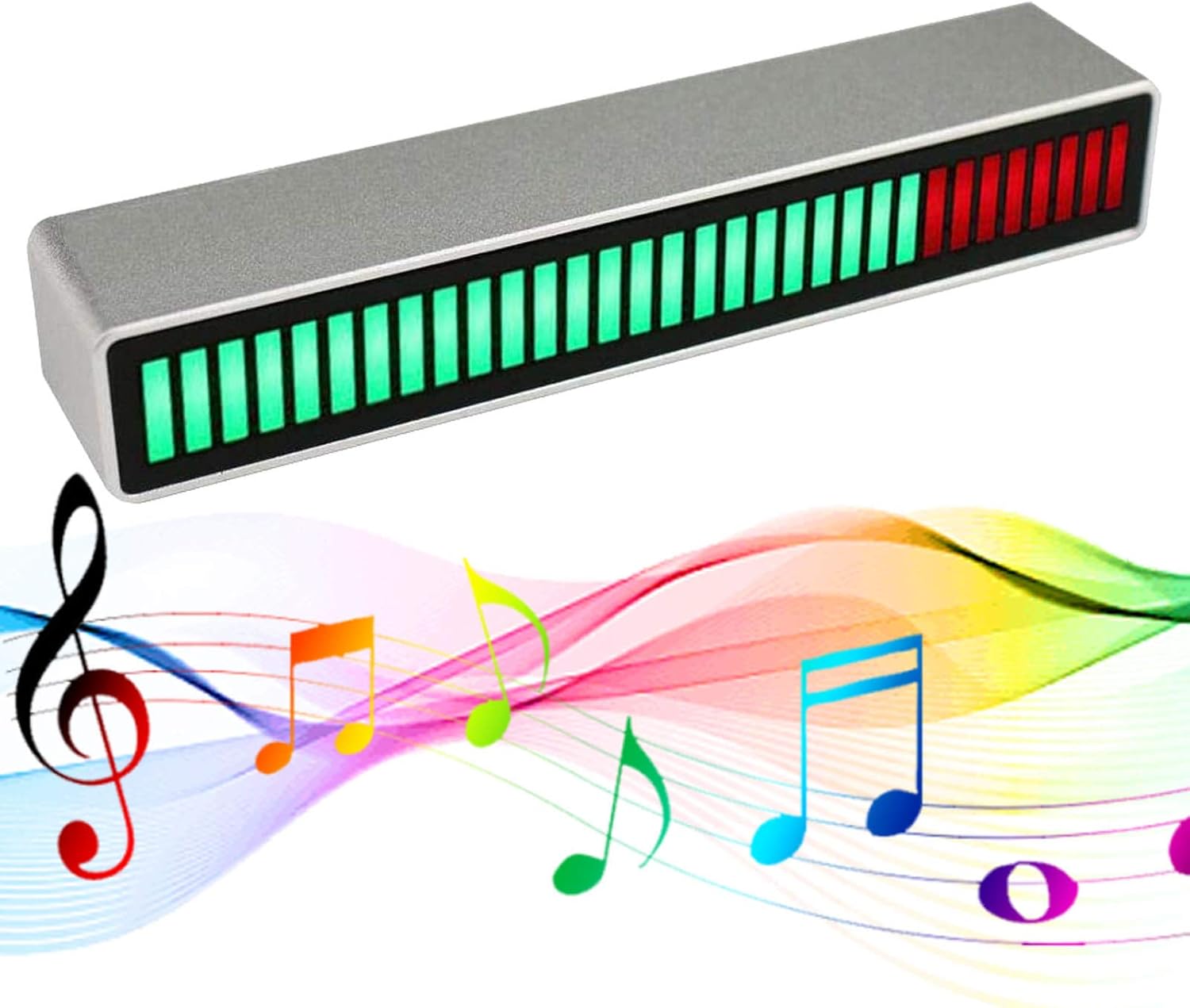 EnweMahi Audio Spectrum Analyzer, Level Audio Spectrum Indicator Voice