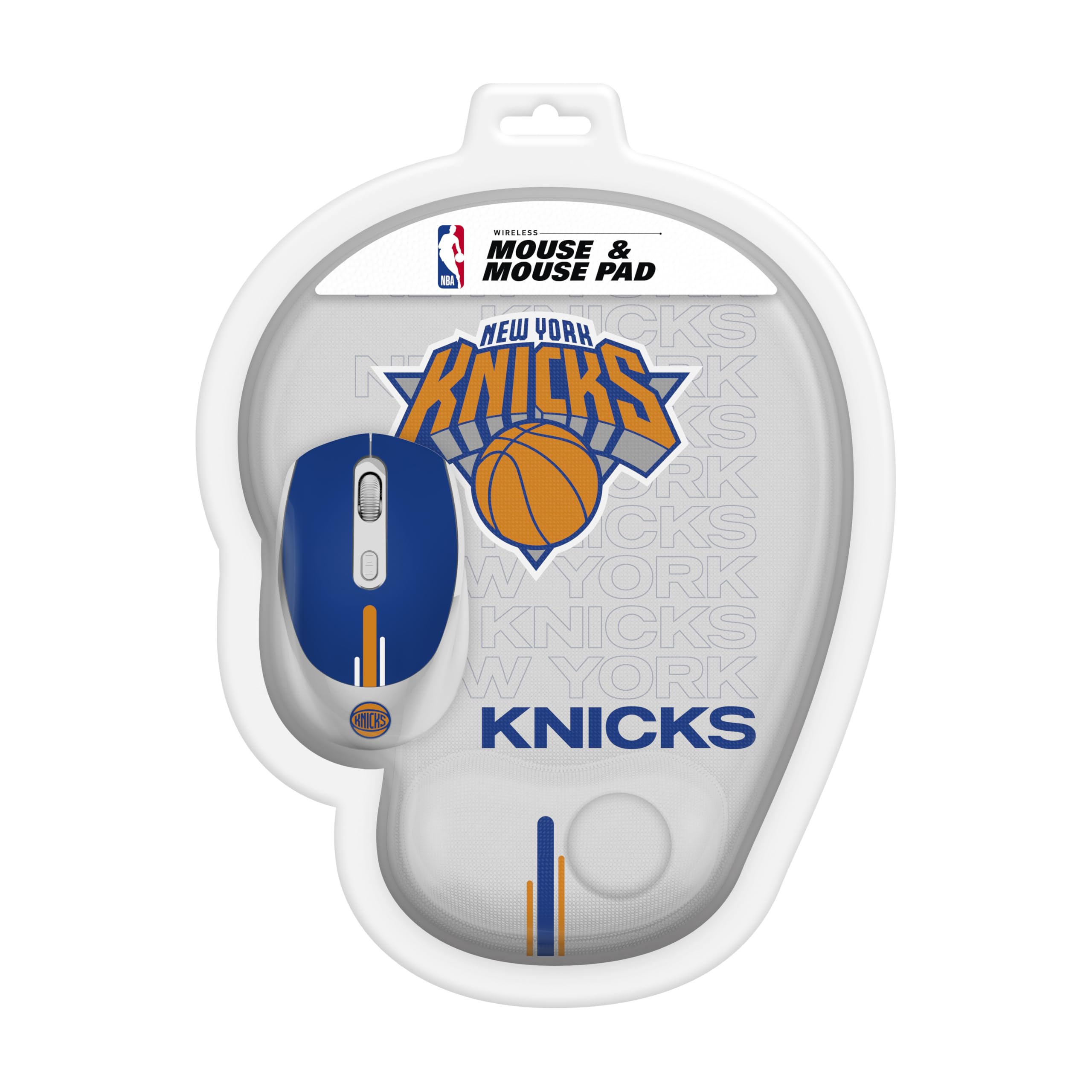 SOAR NBA Wireless Mouse and Mouse Pad, New York Knicks