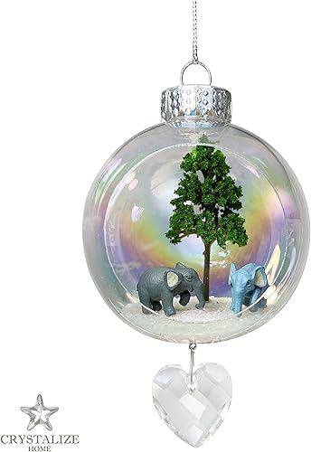 Miniatura 64 de Regalos de cumpleaños de cristal, adornos de Navidad para decoración de Navidad para mujeres, mamá, papá, abuela, abuelo, hermana y amiga de niños