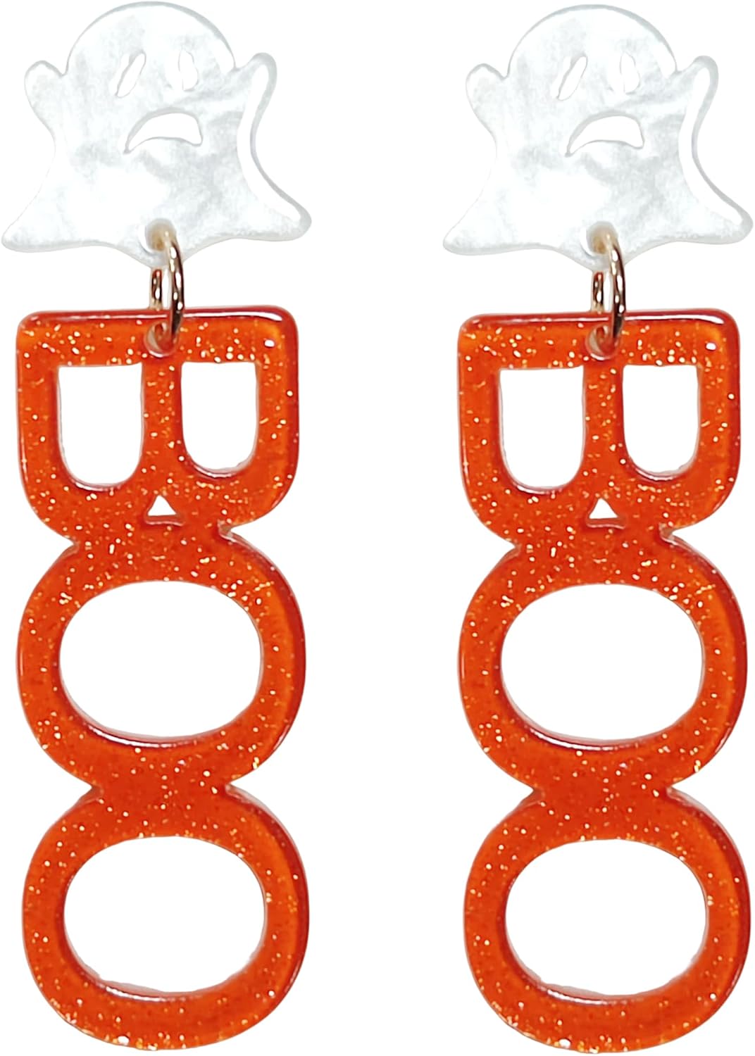 Cute Halloween Ghost Tassel Earrings Black Orange Purple Bowknot Earrings Funny Pumpkin Bowknot Cowboy Boot Ghost Eardrop Happy Halloween Cosplay Jewelry image 5