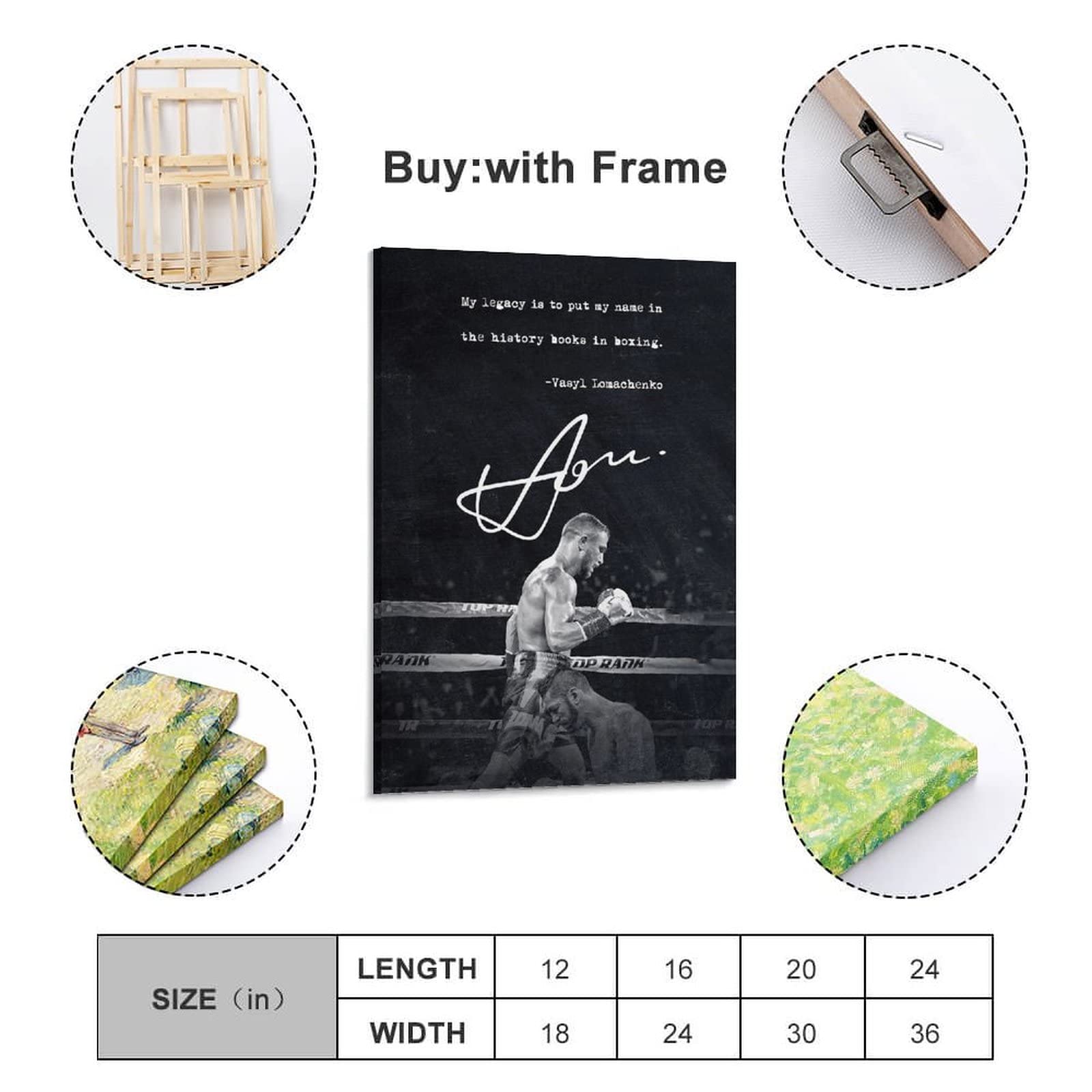 Amazon.co.jp: ボクシング ワシル・ロマチェンコ サインポスター