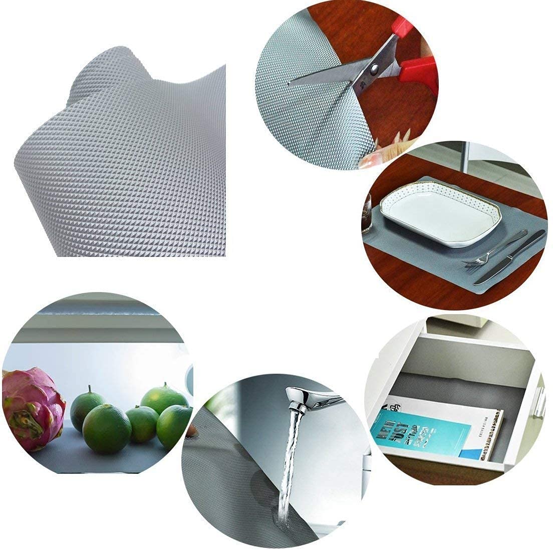KayJen Shelf Mat - Anti-Slip Fridge & Drawer Liner -13