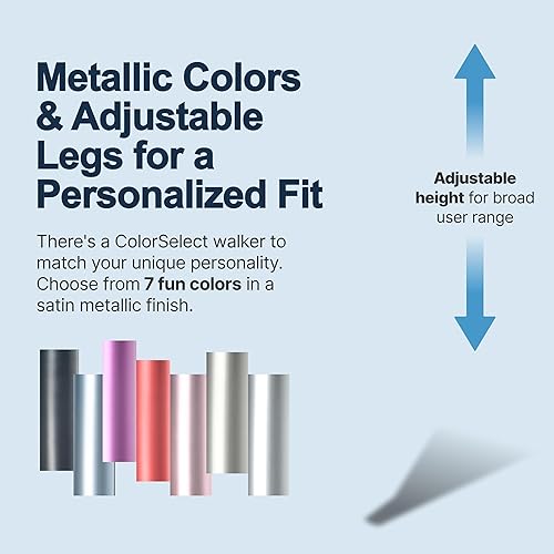 Miniatura 5 de Lumex ColorSelect - Caminante para adultos con ruedas de 5 pulgadas