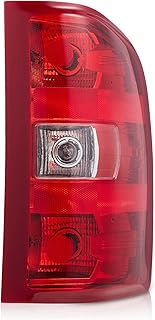 Passenger Side Tail Light Assembly fit for 2007-2013 Chevy Silverado Factory Style Pickup Truck Tail lamps Assembly Rear Brake Lamps OE Replacement with bulbs and wiring harness（RH