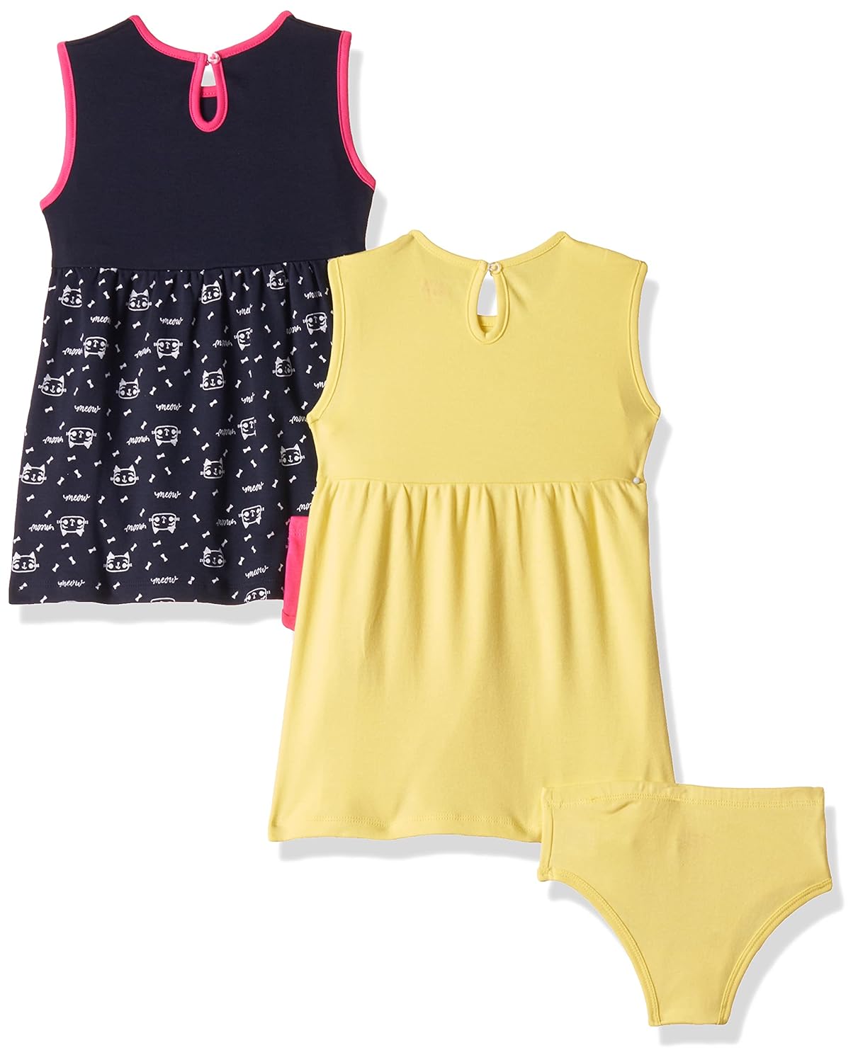 Amazon Brand - Jam & Honey Baby-Girl's 100% Soft & Pure Cotton Above The Knee Sleeveless Casual Dress with Panty Set offers donot miss 2 Amazon Brand - Jam & Honey Baby-Girl's 100% Soft & Pure Cotton Above The Knee Sleeveless Casual Dress with Panty Set offers donot miss