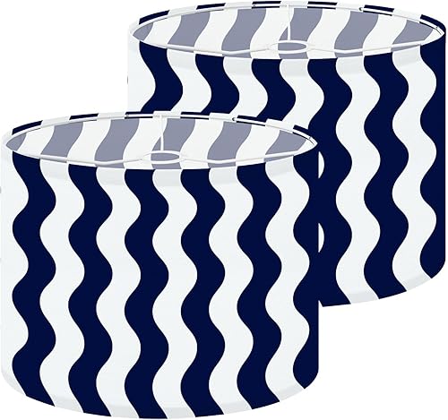 Miniatura 19 de Drum Lamp Shade Retro 70s sunset abstract rainbow stripe wave groovy Lampshade for Floor Lamps Table Lamps Pendant Light 13"x10" Replacement Linen