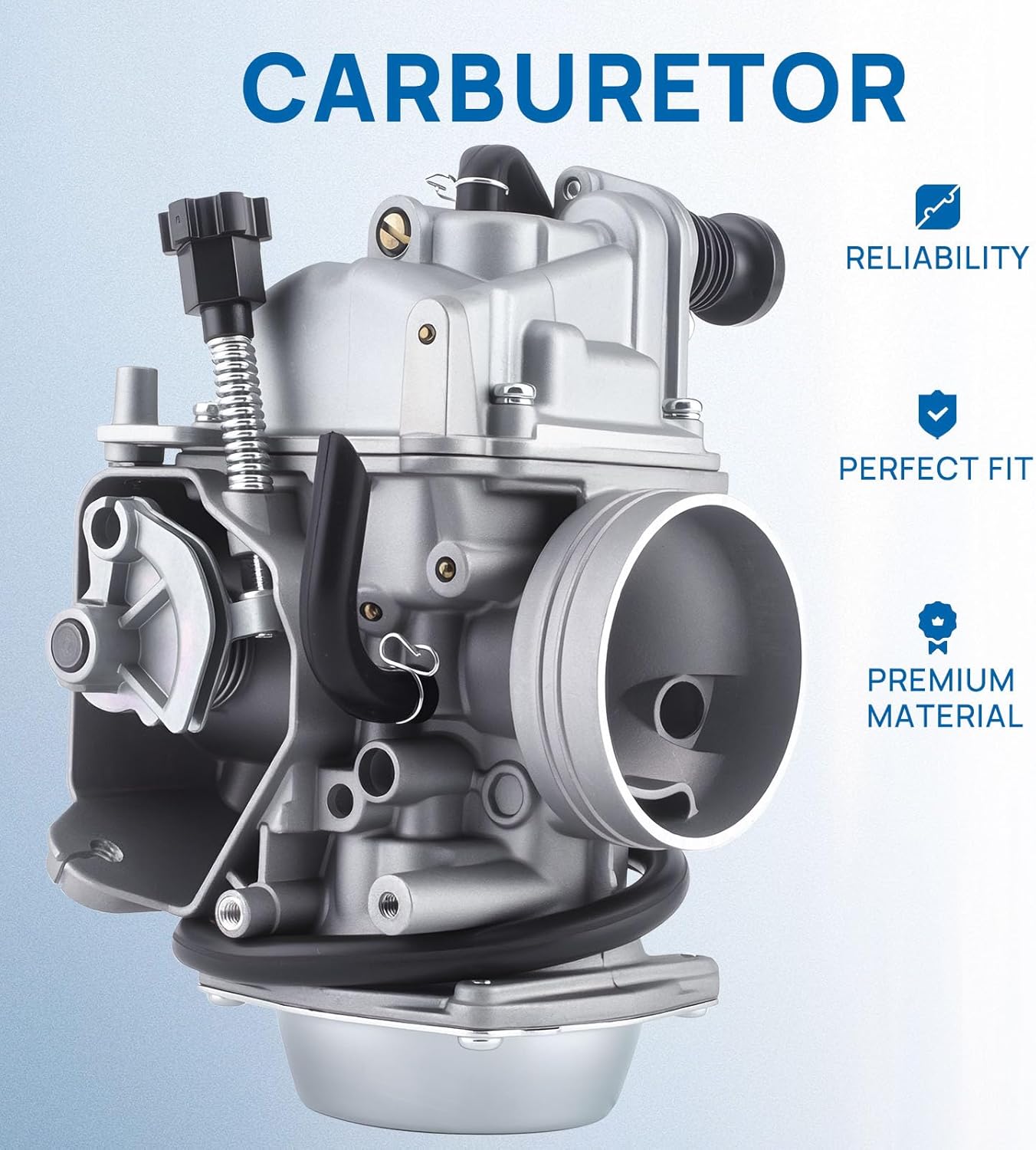FourTrax 300 Carburetor Compatible with Honda TRX350 1986 1987 TRX300 1988-2000 350 Rancher 350 Foreman 400 450 Replace for 16100-HM5-671 16100-HM5-730 16100-HM5-850 Carb with Air Filter Oil Filter