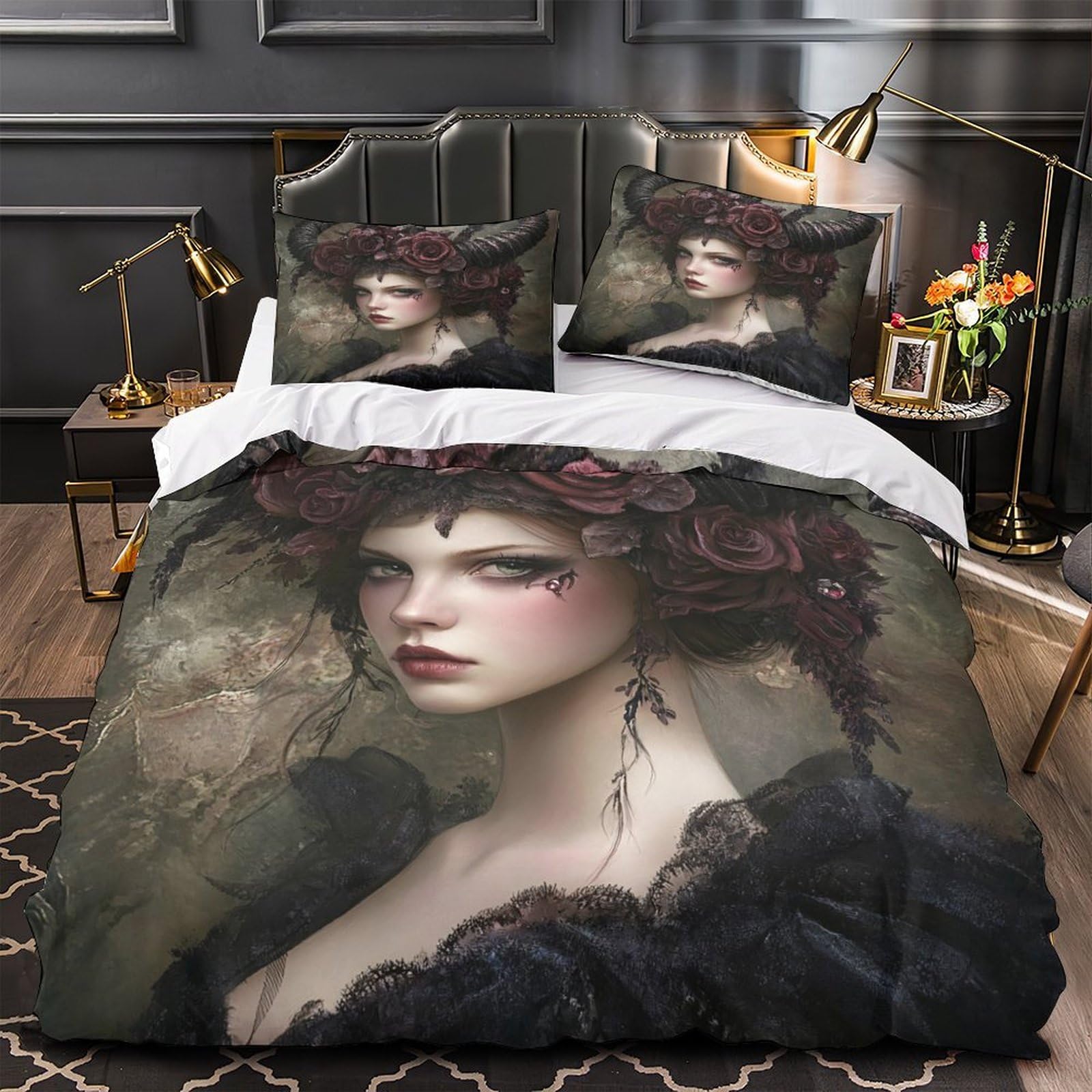 Housse de couette méduse 3D en microfibre 200x200cm