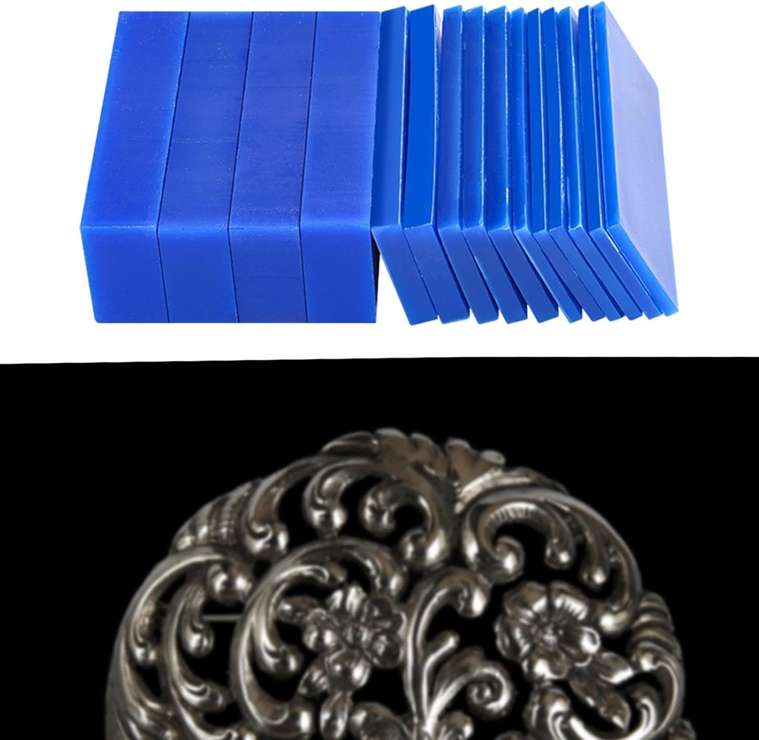 Carving Wax, Jewelry Making Tools, Sturdy Art Crafting Supplies, Professional Wax Casting Tools, Jewelry Casting Kit, Blue Wax Slice